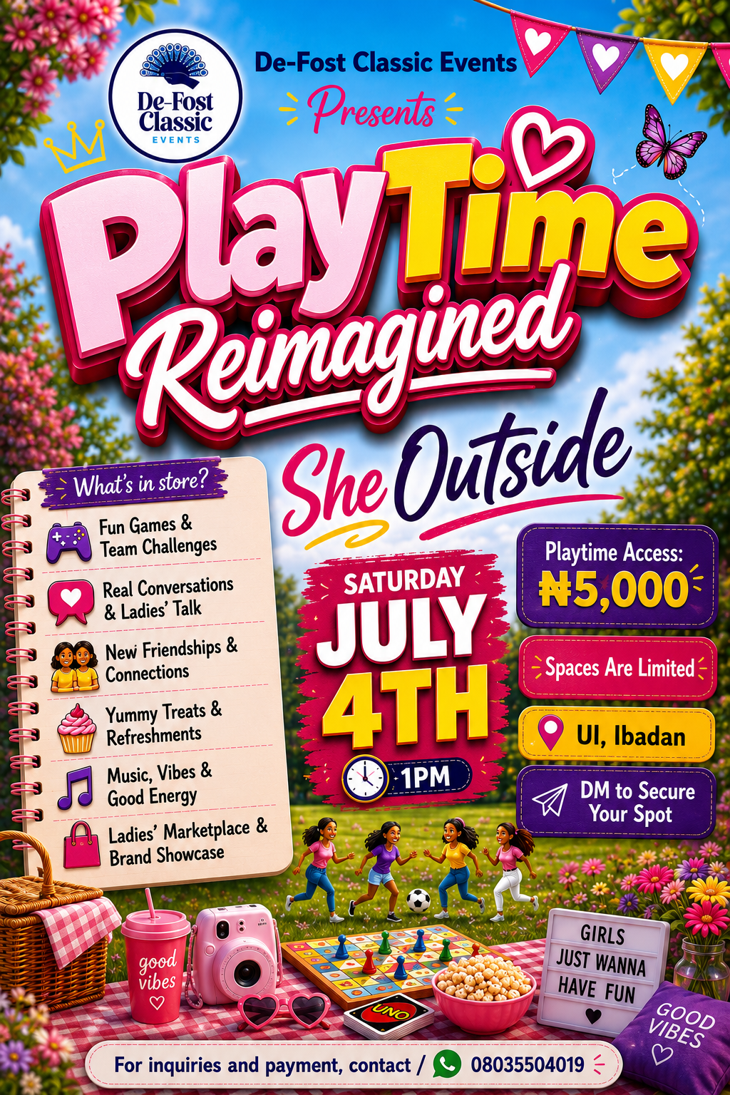Playtime Reimagined: She Outside